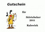 Gutschein f&uuml;r St&ouml;rtebeker 2011 Ralswiek