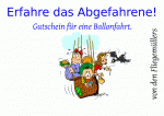 Ballon, Balon, Fahrt mit dem Hei&szlig;luftballon