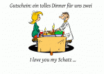 Restaurant Gutschein f&uuml;r ein Candlelight-Dinner