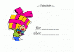 Dieser Geschenkgutschein dient vielen Anl&auml;ssen