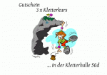 Gemeinsam klettern gehen oder ein Ticket f&uuml;r die Kletterhalle