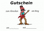 Gutschein f&uuml;r ein Musikkonzert selber machen