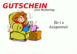 Gutschein Formular f&uuml;r den Gutschein Muttertag