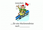 Gutschein Ideen f&uuml;r Urlaubsreisen, zum Beispiel Toskana zum selber machen.