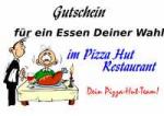 Gutschein f&uuml;r ein Essen Deiner Wahl im Pizza Hut Restaurant Dein Pizza-Hut-Team!