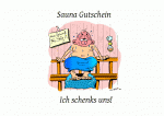 Sauna Gutschein Ich schenks uns!