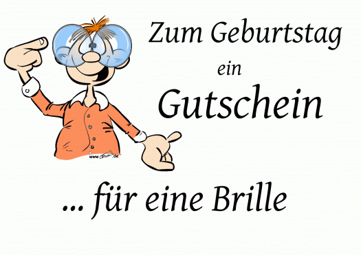 Brille Gutschein Erstellen Gestalten Ausdrucken