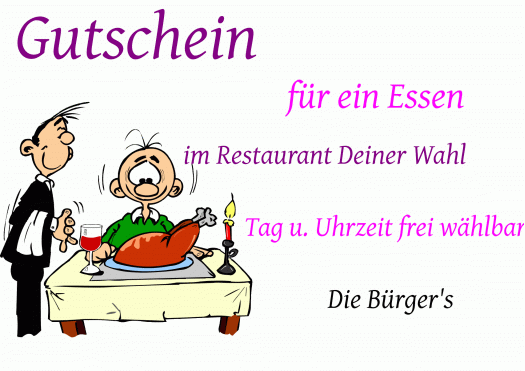 Essen Als Gutschein Vorlagen Muster Gutscheinideen