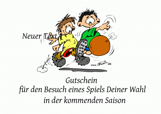 Fussball ausdrucken vorlage gutschein kostenlos