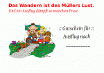 Gutscheinvorlagen für Ausflug, Wandern, Kultur und Freizeitparks