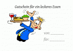 Gutschein zum Essen