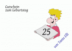 Gutschein zum Geburtstag