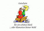 Dies ist ein Gutschein für Kleidung