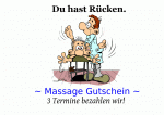 Massage Gutschein, Behandlung