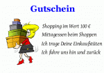 Shopping Gutschein