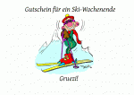 Reisegutschein zum Ski Fahren