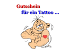 Hier findet man einen Gutschein für ein Tattoo