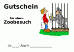 Mit diesem Gutschein den Zoo besuchen und jemanden einladen